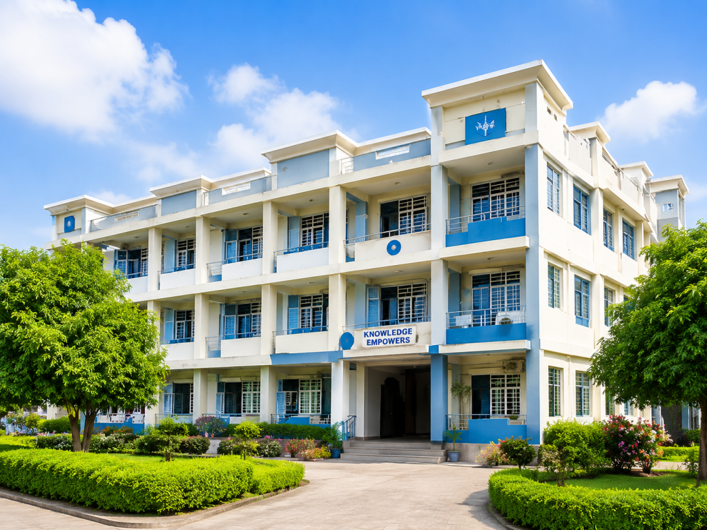 School campus where Jeya Academy conducts CSR activities for students and educational institutions.